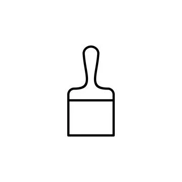 Paint icon vector. paint brush icon vector. paint roller icon vector Stock Illustration