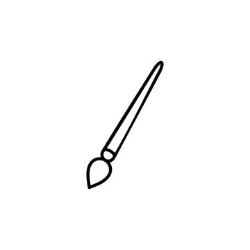 Paint icon vector. paint brush icon vector. paint roller icon vector Stock Illustration