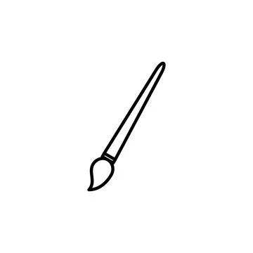 Paint icon vector. paint brush icon vector. paint roller icon vector Stock Illustration