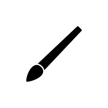 Paint icon vector. paint brush sign and symbol. paint roller icon vector Stock Illustration