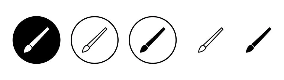 Paint icon vector. paint brush sign and symbol. paint roller icon vector Illustration