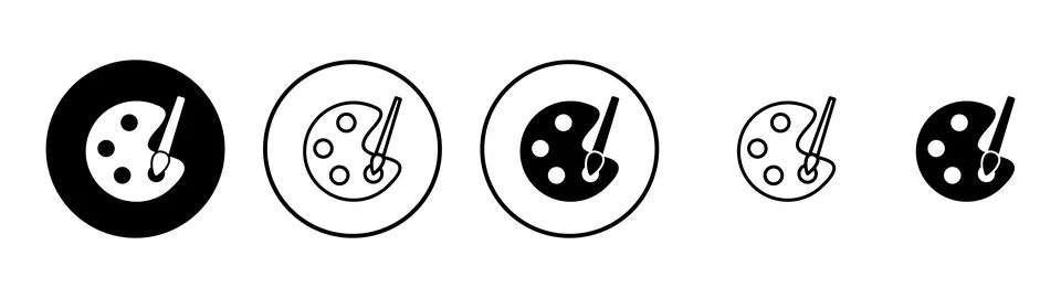 Paint icon vector. paint brush sign and symbol. paint roller icon vector Illustration
