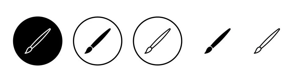 Paint icon vector. paint brush sign and symbol. paint roller icon vector Illustration