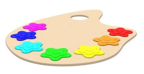 The paint Stock Illustration