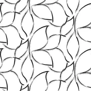 Paint ink brush stroke seamless pattern イラスト素材