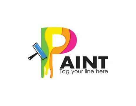 Paint logo Stock Illustration