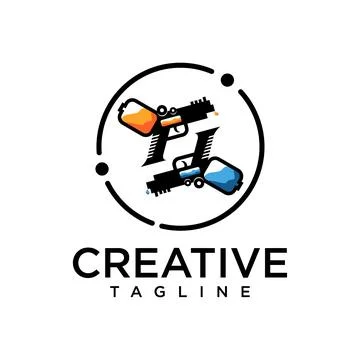 Paint logo Stock Illustration