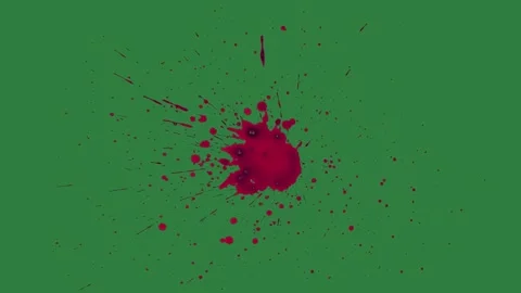 Paint Looping Isolated Green Screen Stock Video Stock Footage 338018317