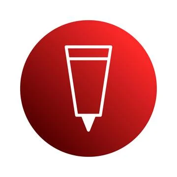 Paint marker icon vector illustration, symbolizes design and creativity, su.. Stock Illustration