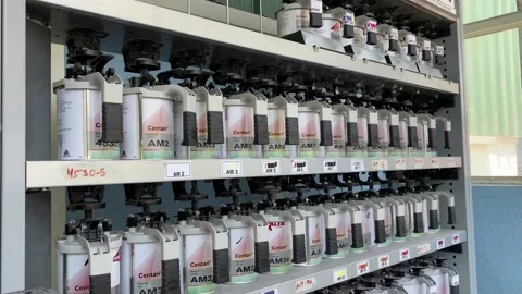 Paint matching machine Video stock 220185004
