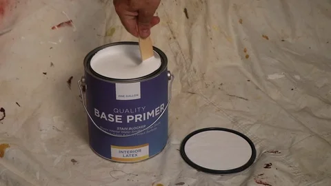 Paint mix Stock Footage 114628408