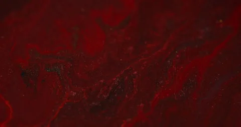Paint mix red shimmer thick opaque liquid glitter Stock Footage 293271979