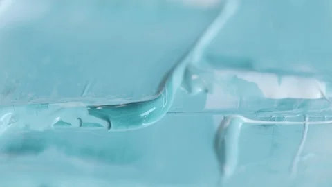 Paint Mixing Close-up Stock Footage 126903370