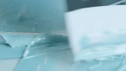 Paint Mixing Close-up Stock Footage 126903944