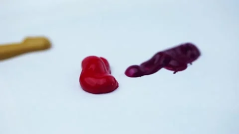 Paint mixing Stock Footage 131864611