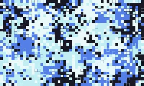 Paint mosaic stacking solid. Simplicity cubic book creative. Craft poster w.. Illustrazione stock