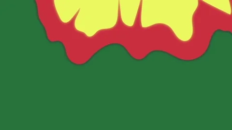 Paint Motion On Green Screen Chroma Key Background Vidéo 338015214