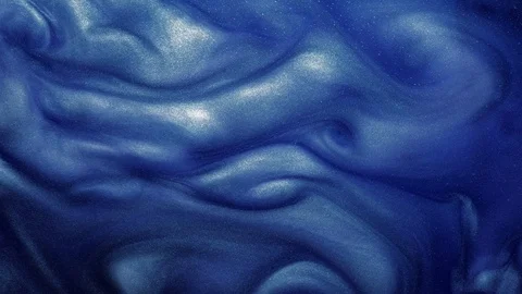 Paint motion night sky glitter liquid ink flow Stock Footage 118078270