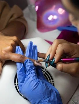 Paint nails Stock Photos