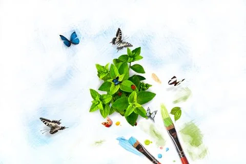Paint nature 写真素材