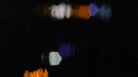 Paint night lights Stock Footage 68680868