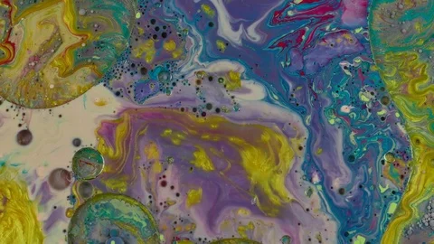 Paint with oil Stock Footage 74712325
