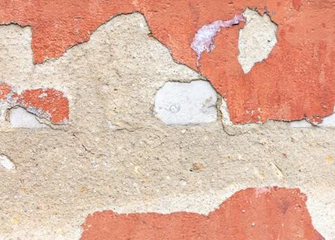 Paint on an old wall as an abstract background Stock Photos
