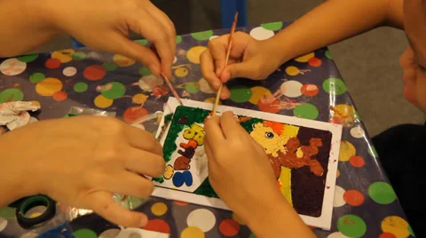 Paint paper 스톡 동영상 29191370