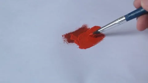 Paint on paper Stock Footage 239917584