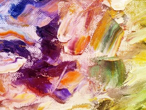 Paint a pattern on fabric Stock Photos