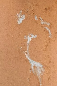 Paint peeling off from the wall Stock Photos