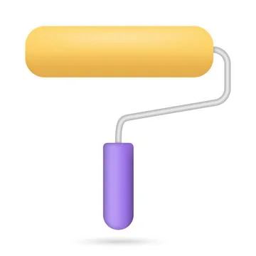 Paint roller brush icon Stock Illustration