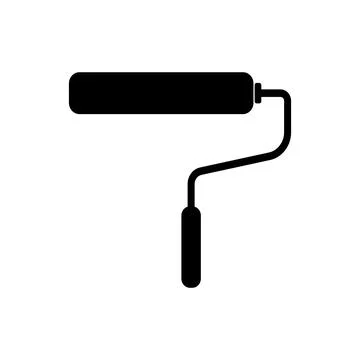 Paint roller brush icon Stock Illustration