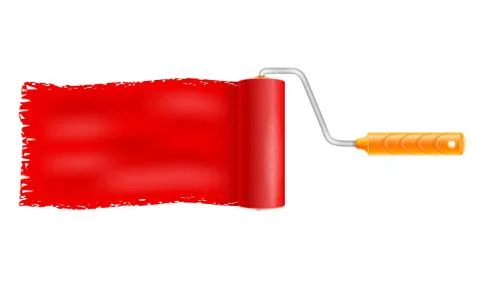 Paint roller brush vector illustration Stock Illustration