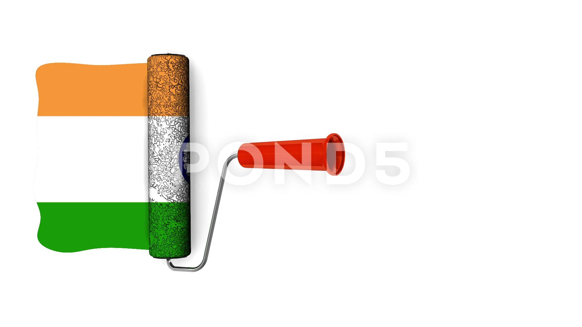 Indian flag independence day with gateway mosque Vector Image