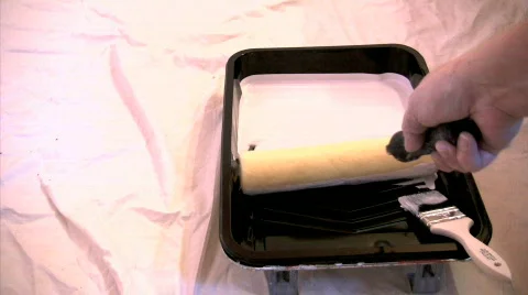 Paint roller Stock Footage 285131