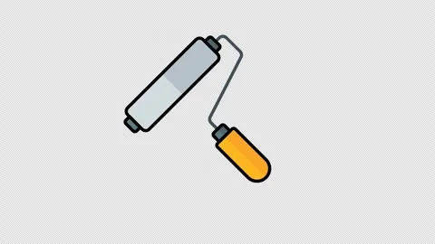 Paint Roller Video stock 287172024