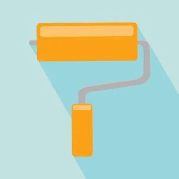 Paint Roller Icon Stock Illustration
