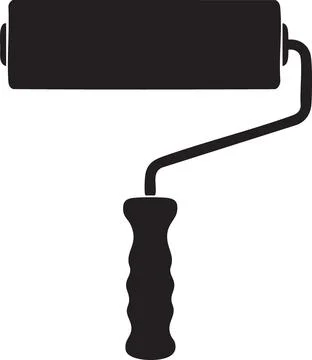 Paint Roller Icon Stock Illustration
