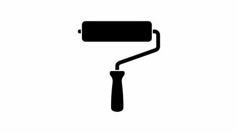 Paint Roller Icon Stock Illustration