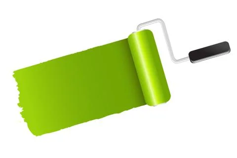 Paint roller Stock Illustration