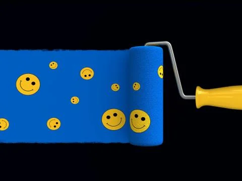 Paint roller Stock Illustration