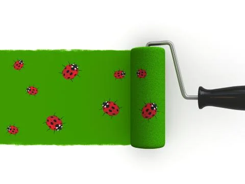 Paint roller Stock Illustration