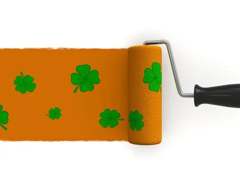 Paint roller Stock Illustration