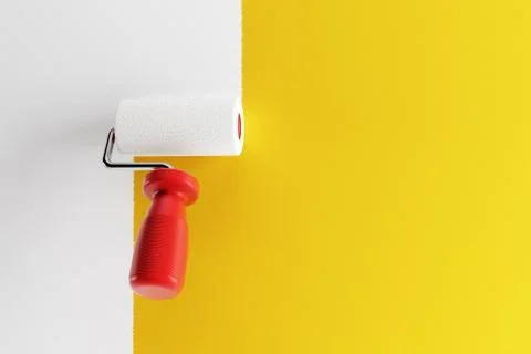 Paint roller Stock Illustration