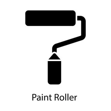 Paint Roller Stock Illustration