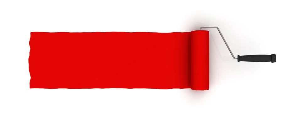 Paint roller isolated Illustrazione stock