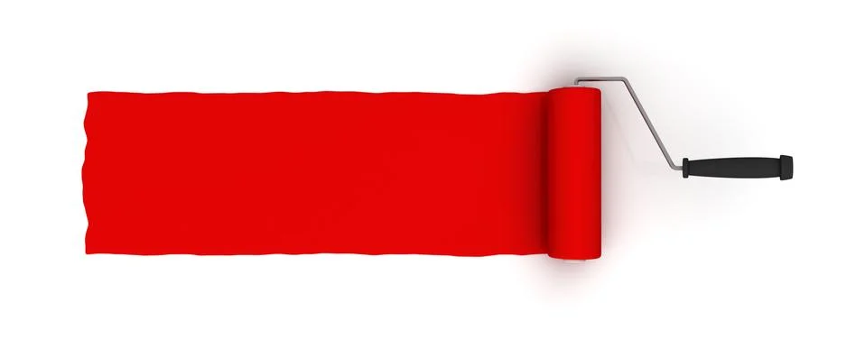 Paint roller isolated Stock Illustration