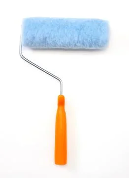 Paint roller, isolated Stock Photos