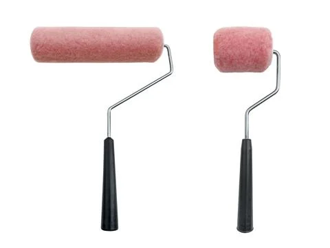Paint roller isolated on white background Stock Photos
